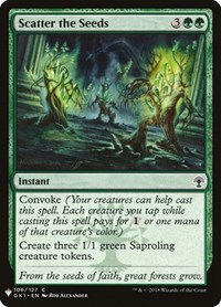Scatter the Seeds, The List Reprints