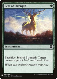 Seal of Strength, The List Reprints