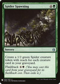 Spider Spawning, The List Reprints