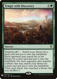 Tempt with Discovery, The List Reprints