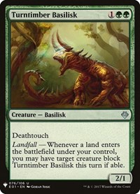 Turntimber Basilisk, The List Reprints