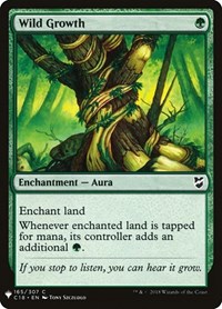 Wild Growth, The List Reprints