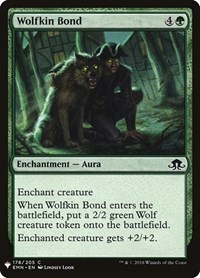 Wolfkin Bond, The List Reprints