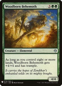 Woodborn Behemoth, The List Reprints