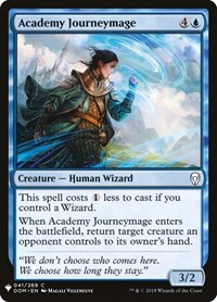 Academy Journeymage, The List Reprints