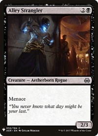 Alley Strangler, The List Reprints