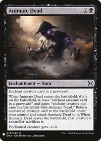 Animate Dead, The List Reprints