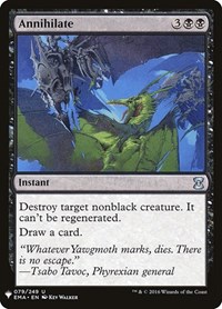 Annihilate, The List Reprints
