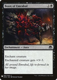 Boon of Emrakul, The List Reprints