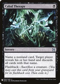 Cabal Therapy, The List Reprints