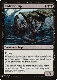 Cadaver Imp, The List Reprints