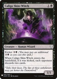 Caligo Skin-Witch, The List Reprints