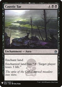 Caustic Tar, The List Reprints