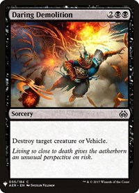 Daring Demolition, The List Reprints