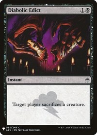 Diabolic Edict, The List Reprints