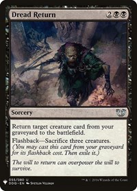 Dread Return, The List Reprints