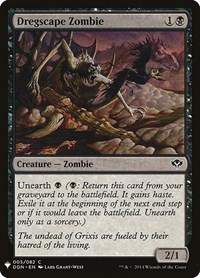 Dregscape Zombie, The List Reprints