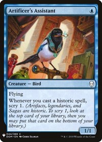 Artificer's Assistant, The List Reprints