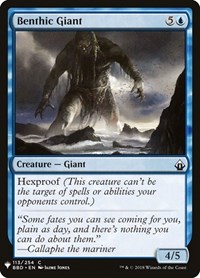 Benthic Giant, The List Reprints