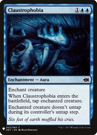 Claustrophobia, The List Reprints