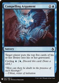 Compelling Argument, The List Reprints