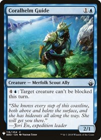 Coralhelm Guide, The List Reprints