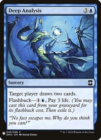 Deep Analysis, The List Reprints