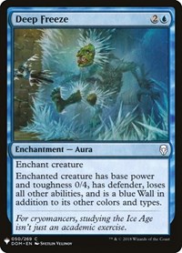 Deep Freeze, The List Reprints