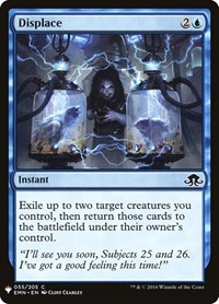 Displace, The List Reprints