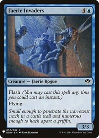 Faerie Invaders, The List Reprints