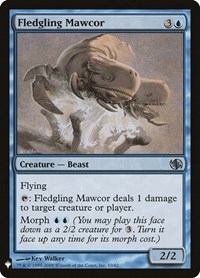 Fledgling Mawcor, The List Reprints