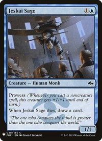 Jeskai Sage, The List Reprints