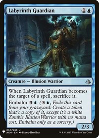 Labyrinth Guardian, The List Reprints