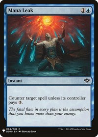 Mana Leak, The List Reprints