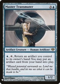 Master Transmuter, The List Reprints