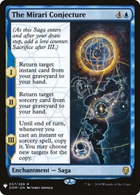 The Mirari Conjecture, The List Reprints