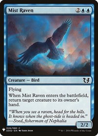 Mist Raven, The List Reprints