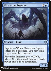 Phyrexian Ingester, The List Reprints