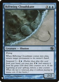 Riftwing Cloudskate, The List Reprints