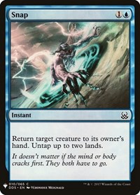 Snap (DDS), The List Reprints