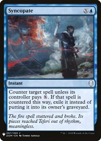Syncopate, The List Reprints