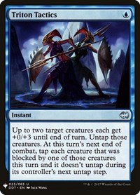 Triton Tactics, The List Reprints