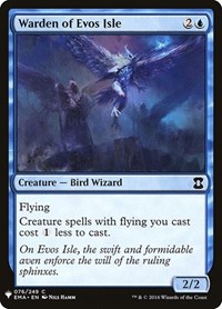 Warden of Evos Isle, The List Reprints