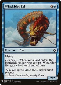 Windrider Eel, The List Reprints