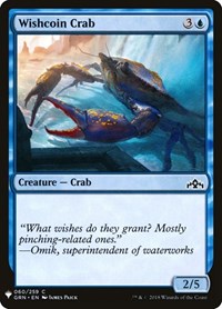 Wishcoin Crab, The List Reprints