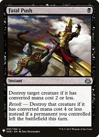 Fatal Push, The List Reprints