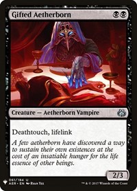 Gifted Aetherborn, The List Reprints