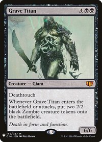 Grave Titan, The List Reprints