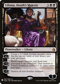 Liliana, Death's Majesty, The List Reprints