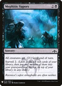 Mephitic Vapors, The List Reprints